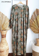 Printed Cotton Dress Fern