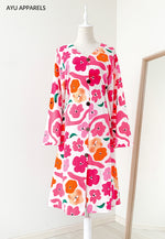 Yuna Floral Tunic Pink